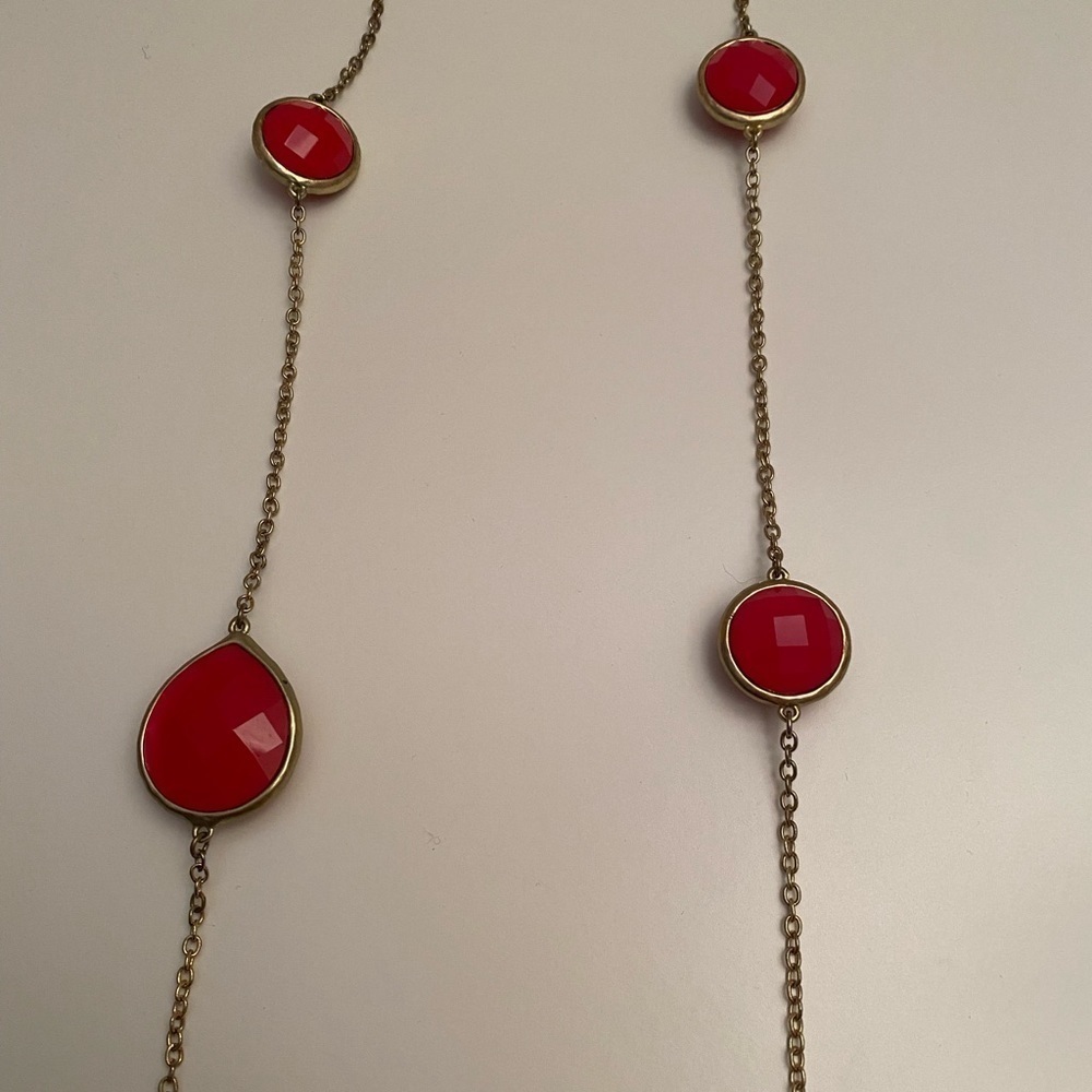 Pink statement necklace - Picture 5 of 5